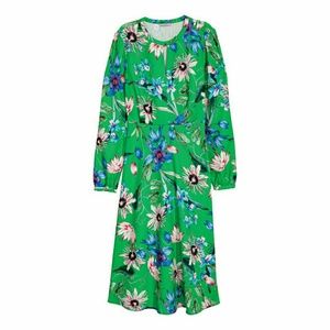 H&M green floral dress